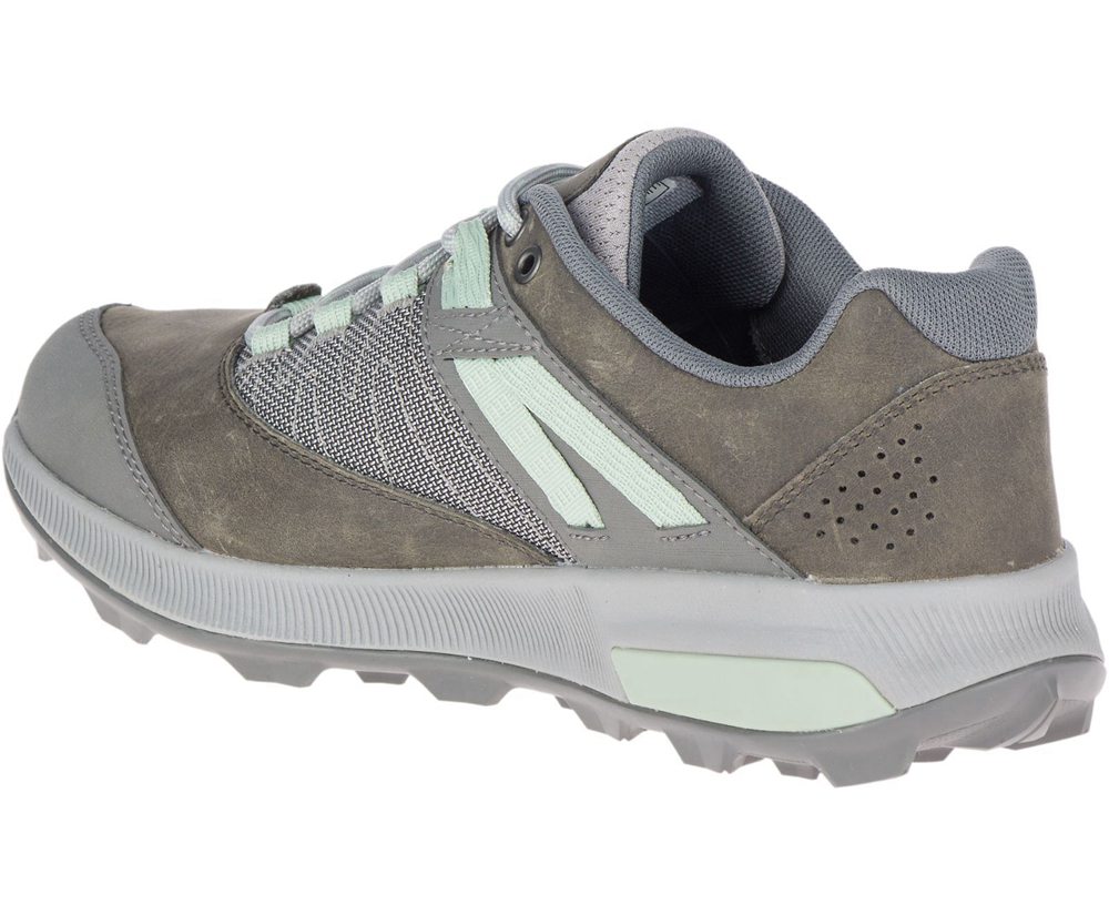Merrell Hiking Shoes Grey - Zion - Womens 76AZPNWXM